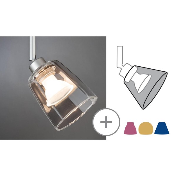 95357 Плафон DS Schirm Facetto max 50W Klar Glas