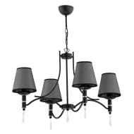 Подвесная люстра Alfa Abil Black Silver 22964 Подвесная люстра Alfa Abil Black Silver 22964