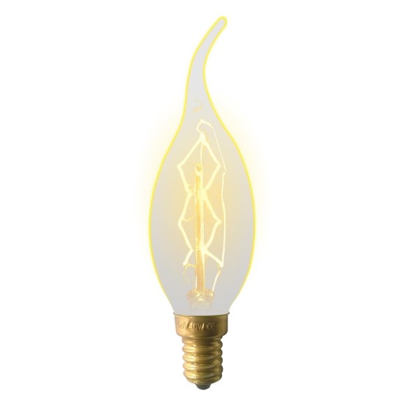 Лампа накаливания (UL-00000483) E14 60W золотистая IL-V-CW35-60/GOLDEN/E14 ZW01