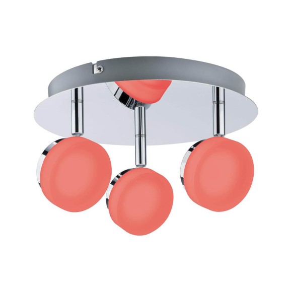 Светильник потолочный Paumann Smart Home Zigbee Iro D24см 3x7Вт 480Лм 3000К LED RGBW Хром Димм 50101 Светильник потолочный Paumann Smart Home Zigbee Iro D24см 3x7Вт 480Лм 3000К LED RGBW Хром Димм 50101