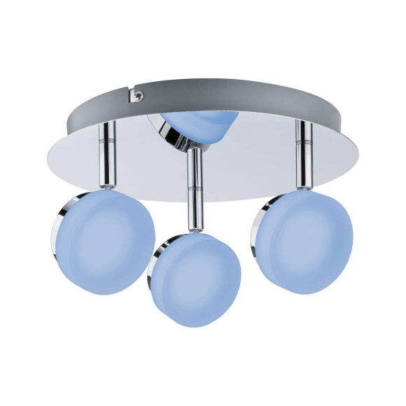 Светильник потолочный Paumann Smart Home Zigbee Iro D24см 3x7Вт 480Лм 3000К LED RGBW Хром Димм 50101 Светильник потолочный Paumann Smart Home Zigbee Iro D24см 3x7Вт 480Лм 3000К LED RGBW Хром Димм 50101