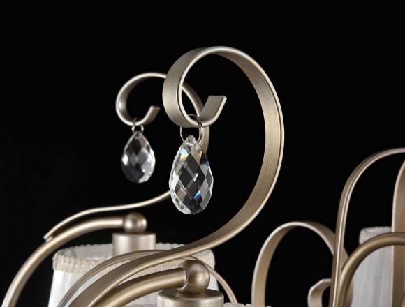 Потолочная люстра Freya Simone FR2020-CL-06-BG Потолочная люстра Freya Simone FR2020-CL-06-BG