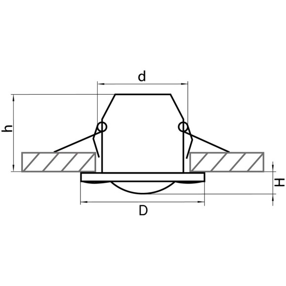 Светильник точечный встраиваемый декоративный Lightstar Difesa Piano 006880 Светильник точечный встраиваемый декоративный Lightstar Difesa Piano 006880