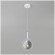Подвесной светильник с плафоном Eurosvet Gallo 50121/1 белый