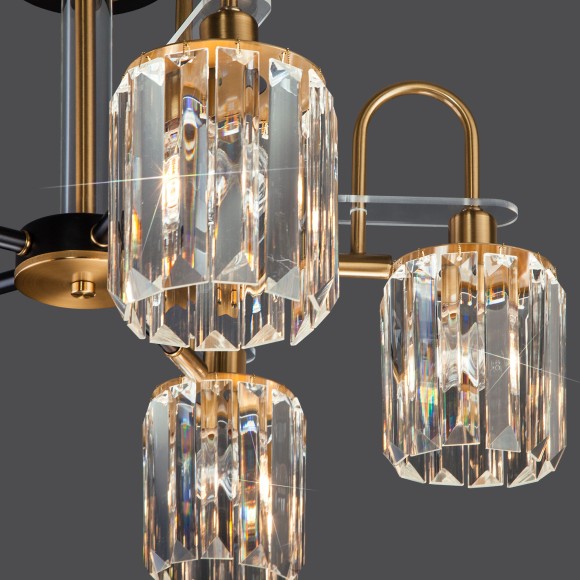 Потолочная люстра в стиле лофт 70090/5 черный Потолочная люстра в стиле лофт 70090/5 черный