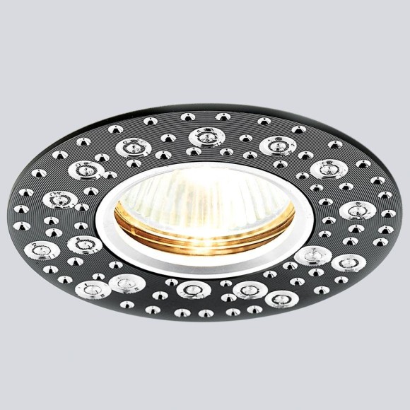 Точечный светильник Классика II Ambrella A801 BK/AL