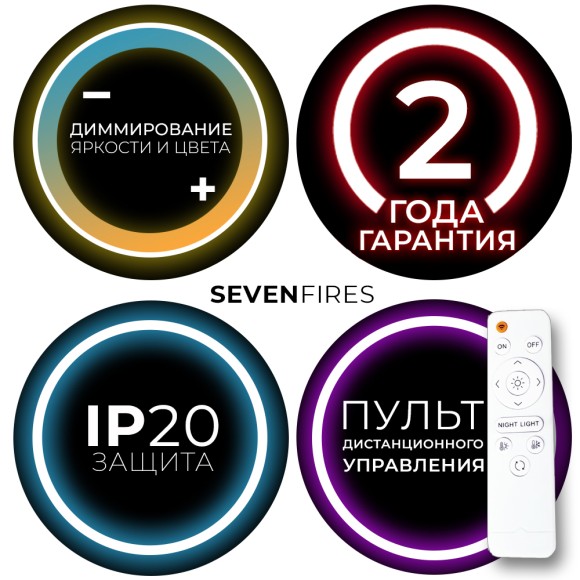 Светодиодный светильник 45100.35.30.77 ЭЙРИ Seven Fires Светодиодный светильник 45100.35.30.77 ЭЙРИ Seven Fires