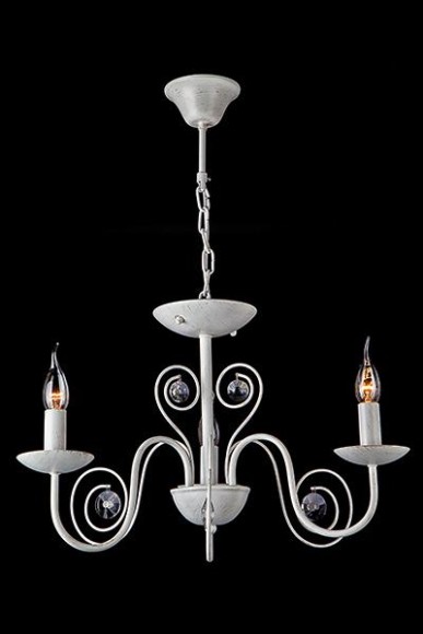 Люстра с двойным вариантом крепления 60018/3 белый с золотом