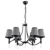 Подвесная люстра Alfa Abil Black Silver 22966 Подвесная люстра Alfa Abil Black Silver 22966