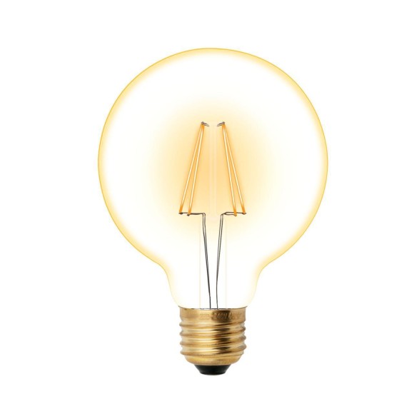 Лампа светодиодная (UL-00002359) E27 6W 2250K прозрачная LED-G95-6W/GOLDEN/E27 GLV21GO
