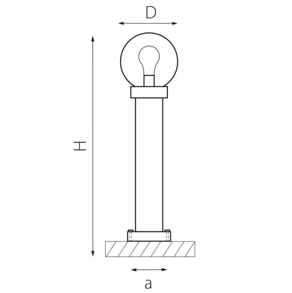Садово-парковый светильник Lightstar 373910