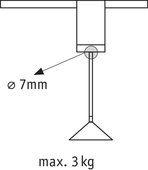 95495 Адаптер для подвесных светильников URail, белый