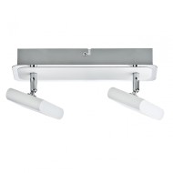 Cветильник потолочный Paulmann Launcher L280мм 2x4.5Вт 413Лм 3000К LED 230В Белый/Хром Металл 66635 Cветильник потолочный Paulmann Launcher L280мм 2x4.5Вт 413Лм 3000К LED 230В Белый/Хром Металл 66635