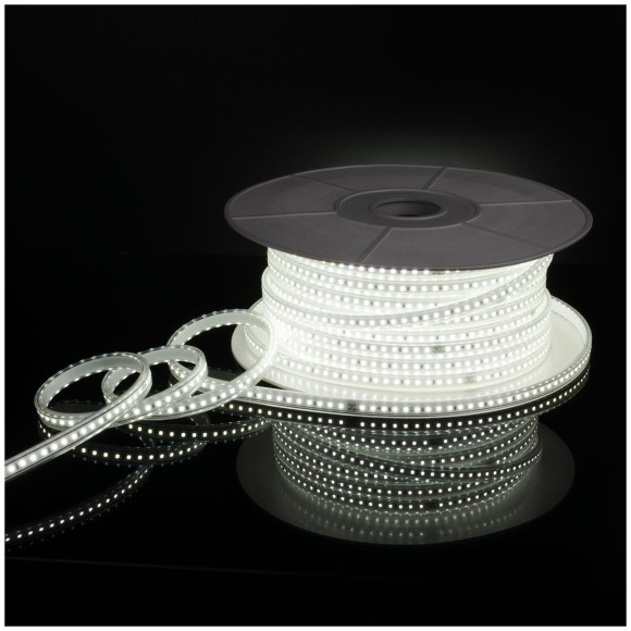 Светодиодная лента Лента светодиодная 220V 14,4W 120Led 2835 IP65 6500 холодный белый, 50 м