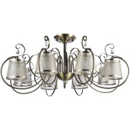 Потолочная люстра Freya Simone FR2020-CL-08-BZ Потолочная люстра Freya Simone FR2020-CL-08-BZ