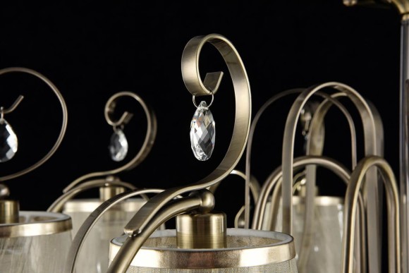 Потолочная люстра Freya Simone FR2020-CL-08-BZ Потолочная люстра Freya Simone FR2020-CL-08-BZ