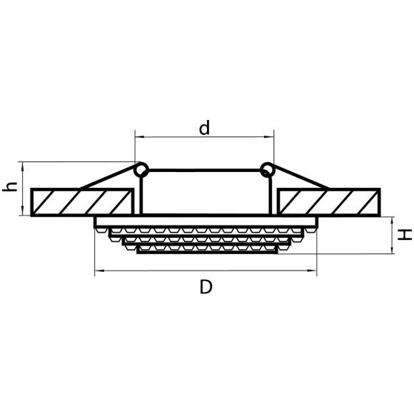 Светильник точечный встраиваемый декоративный Lightstar Miriade 011976