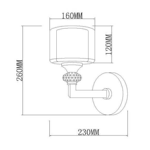 Бра Vele Luce Lotus VL1053W01