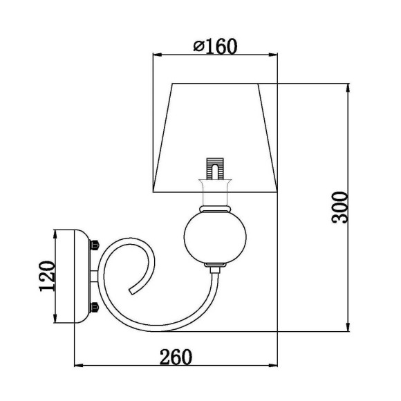 Бра Vele Luce Percy VL1973W01