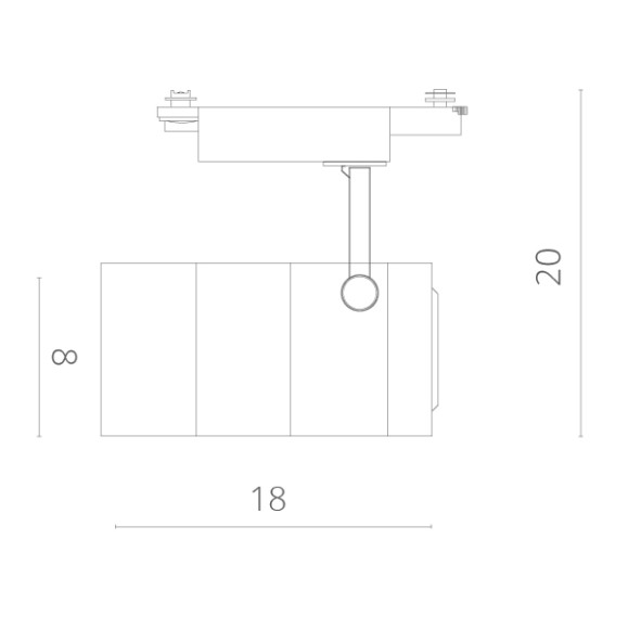 Трековый светильник Cinto a2707pl-1bk Arte Lamp Трековый светильник Cinto a2707pl-1bk Arte Lamp