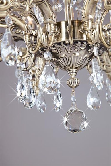 Люстра с хрусталем 212/8 Strotskis Люстра с хрусталем 212/8 Strotskis