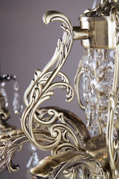 Люстра с хрусталем 212/8 Strotskis Люстра с хрусталем 212/8 Strotskis