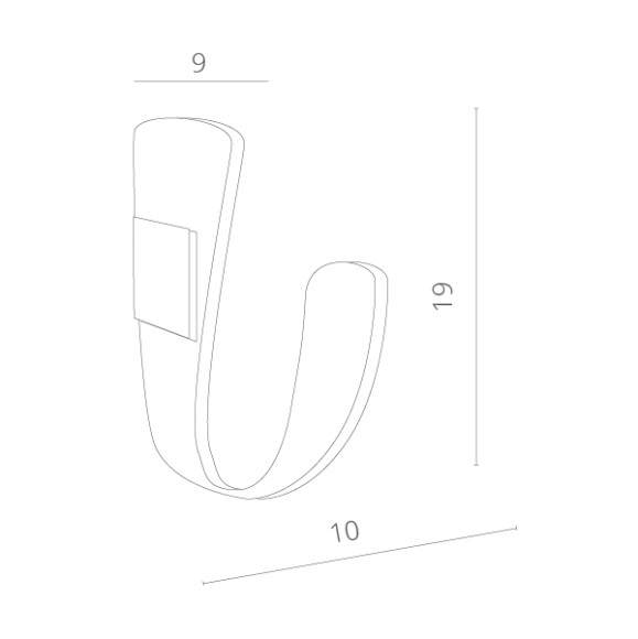 Подсветка декоративная Virgola a1418ap-1wh Arte Lamp Подсветка декоративная Virgola a1418ap-1wh Arte Lamp
