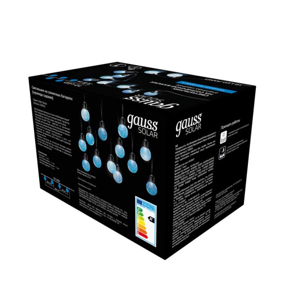 Светодиодная гирлянда Gauss GS033 Светодиодная гирлянда Gauss GS033
