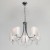 Подвесная люстра Eurosvet Cornella 10084/5 хром/прозрачный хрусталь Strotskis