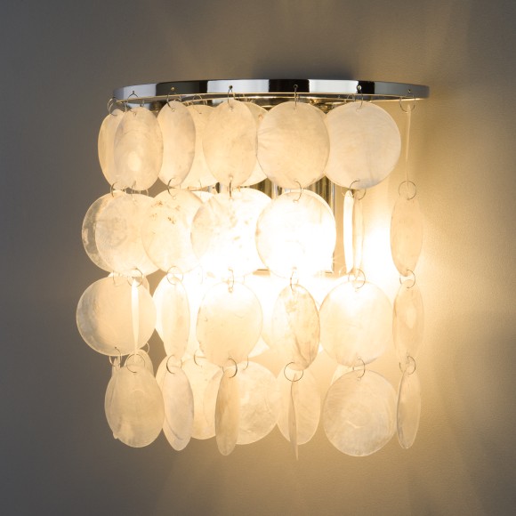 Бра с перламутром 60084/2 хром/перламутр Бра с перламутром 60084/2 хром/перламутр