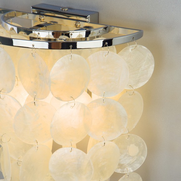 Бра с перламутром 60084/2 хром/перламутр Бра с перламутром 60084/2 хром/перламутр