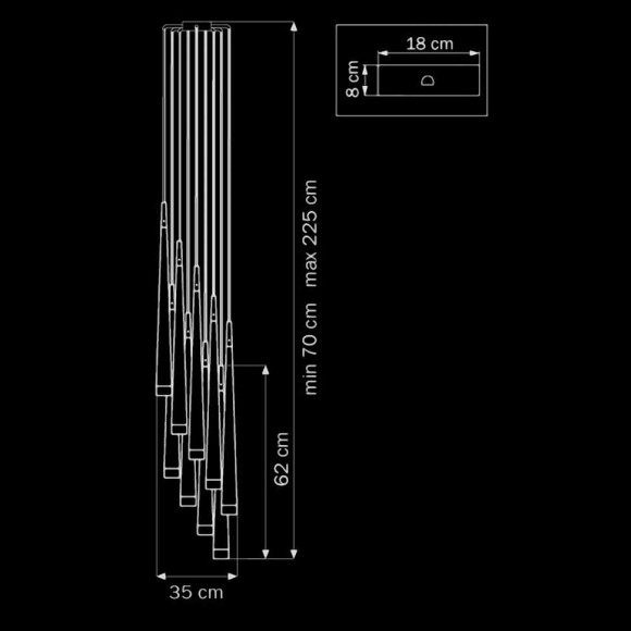 Подвесная люстра Lightstar Meta Duovo 807086 Подвесная люстра Lightstar Meta Duovo 807086