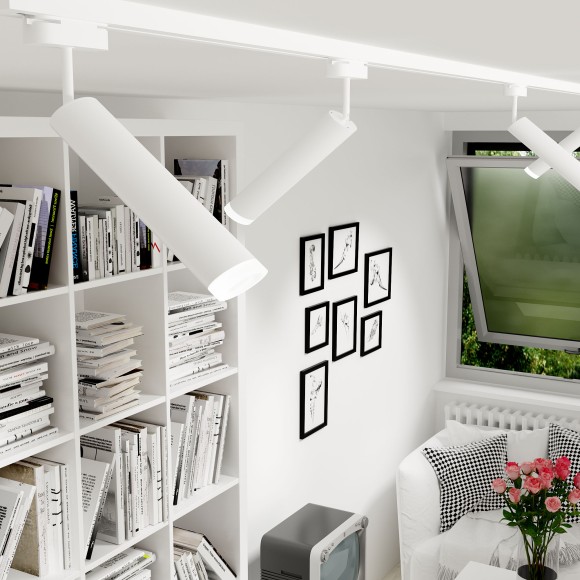 Трековый светодиодный светильник для однофазного шинопровода Oskar Белый 10W 4200K LTB28 Elektrostandard