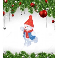 Фигурка светодиодная «Снеговик-2» 34x22см (11030) ULD-M2234-040/STA