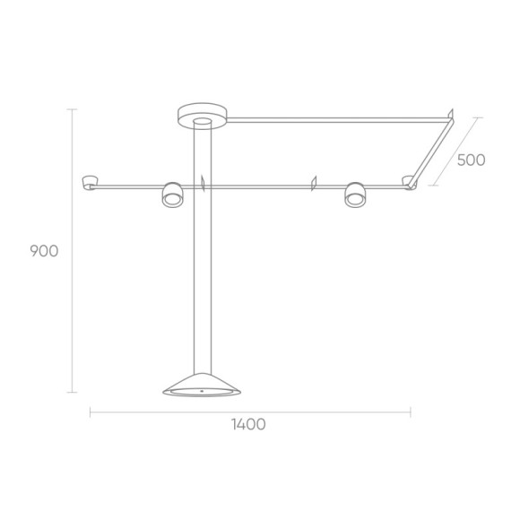 Трек-система Denkirs DK55SET02-01-BR Трек-система Denkirs DK55SET02-01-BR