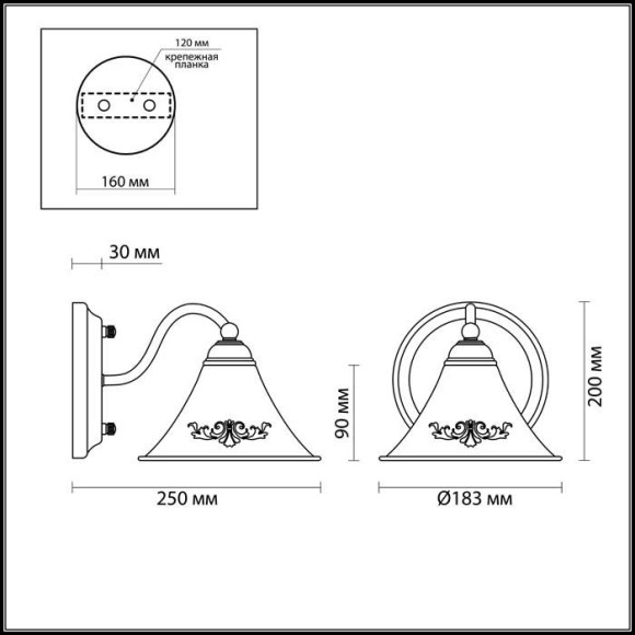 Схему Бра Anakana 3517/1W Lumion Схему Бра Anakana 3517/1W Lumion