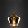 Подвесной светильник со стеклянным плафоном 50198/1 золото
