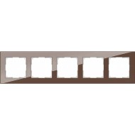 Рамка на 5 постов (мокко) Werkel WL01-Frame-05 Рамка на 5 постов (мокко) Werkel WL01-Frame-05