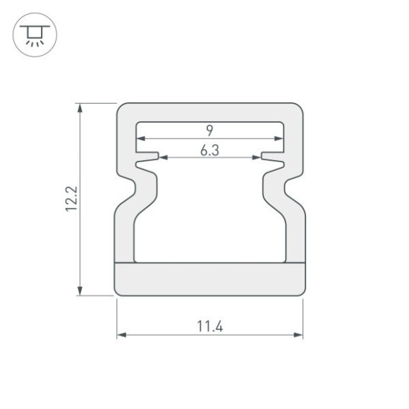 Профиль Arlight 023302(1)