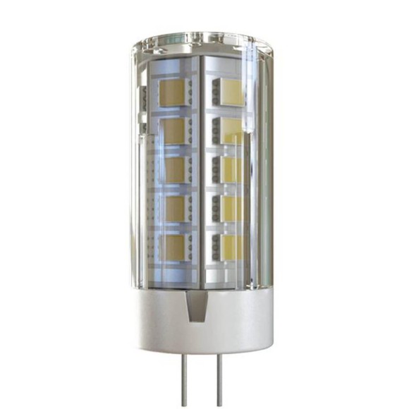 Лампа светодиодная G4 4W 2800К прозрачная VG9-K1G4warm4W-12 7030