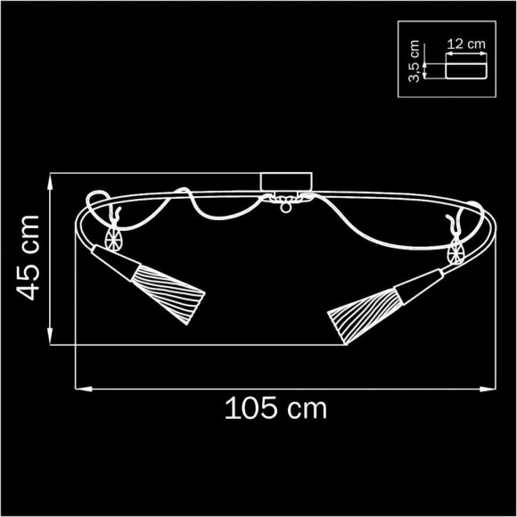Потолочная люстра Lightstar Aereo 711120 Потолочная люстра Lightstar Aereo 711120
