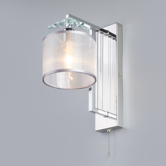 Бра с абажуром 60108/1 хром