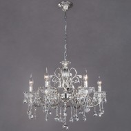 Подвесная люстра с хрусталем 230/6 Strotskis Подвесная люстра с хрусталем 230/6 Strotskis