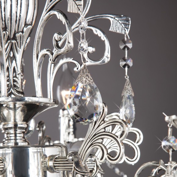 Подвесная люстра с хрусталем 230/6 Strotskis Подвесная люстра с хрусталем 230/6 Strotskis