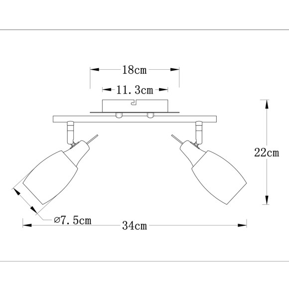 Схема Спот Volare a4590ap-2ss Arte Lamp