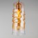 Подвесной светильник со стеклянными плафонами 50185/3 золото