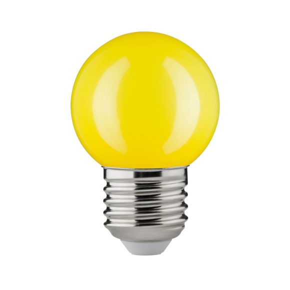 28529 Лампа LED Tropfen 2W E27 230V Gelb schlagfest