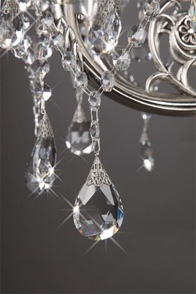 Подвесная люстра с хрусталем 230/8 Strotskis