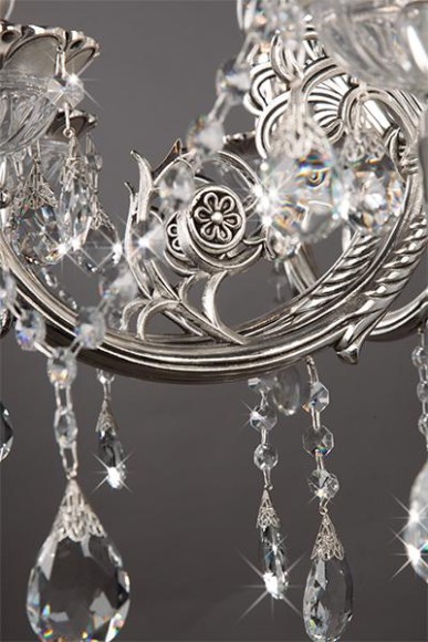 Подвесная люстра с хрусталем 230/8 Strotskis