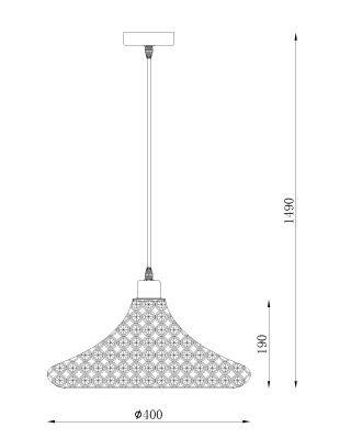 Подвесной светильник Lucide Ayla 02304/40/60 Подвесной светильник Lucide Ayla 02304/40/60